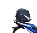 The Ventura EVO-12 Bike-Pack Kit for Honda CRF 1100 Africa Twin (20->) includes a black EVO-12 pack, Evo-Rack, and L-bracket with screws. Each item is labeled and displayed on a white background.