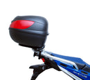 The Ventura EVO-12 Bike-Pack Kit for Honda CRF 1100 Africa Twin (20->) includes a black EVO-12 pack, Evo-Rack, and L-bracket with screws. Each item is labeled and displayed on a white background.