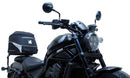 The image showcases the Ventura EVO-12 Bike-Pack Kit for the Honda CMX 1100 Rebel (2021 - >), including the black EVO-12 Pack with logo, an Adjustable Pack-Rack for flexibility, and an L-Bracket with screws.