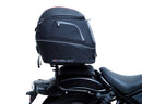 The image showcases the Ventura EVO-12 Bike-Pack Kit for the Honda CMX 1100 Rebel (2021 - >), including the black EVO-12 Pack with logo, an Adjustable Pack-Rack for flexibility, and an L-Bracket with screws.