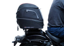 The image showcases the Ventura EVO-12 Bike-Pack Kit for the Honda CMX 1100 Rebel (2021 - >), including the black EVO-12 Pack with logo, an Adjustable Pack-Rack for flexibility, and an L-Bracket with screws.