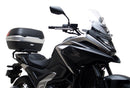 Image of a Ventura EVO-12 Bike-Pack Kit for Honda NC 750X (21 - >), featuring a black pack with orange detail. It includes an adjustable Pack-Rack for secure mounting, the EVO-Rack, and an L-bracket with hardware, all showcased in a generic image.