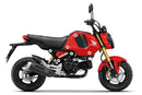The image showcases a Ventura Honda MSX 125 Grom (21 - >) Bike-Pack Kit with three components: a sleek black EVO-12 Pack with a small logo, an EVO-Rack for mounting, and an L-Bracket with screws. It's perfect for riders seeking versatile storage solutions.
