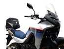 Image displaying the Ventura EVO-12 Bike-Pack Kit for Honda XL 750 Transalp (23->), featuring the EVO-12 pack, Evo-Rack, and an L-bracket with screws. Each labeled component is shown separately against a white background.
