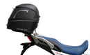 Image displaying the Ventura EVO-12 Bike-Pack Kit for Honda XL 750 Transalp (23->), featuring the EVO-12 pack, Evo-Rack, and an L-bracket with screws. Each labeled component is shown separately against a white background.