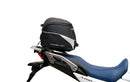 Image displaying the Ventura EVO-12 Bike-Pack Kit for Honda XL 750 Transalp (23->), featuring the EVO-12 pack, Evo-Rack, and an L-bracket with screws. Each labeled component is shown separately against a white background.