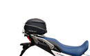Image displaying the Ventura EVO-12 Bike-Pack Kit for Honda XL 750 Transalp (23->), featuring the EVO-12 pack, Evo-Rack, and an L-bracket with screws. Each labeled component is shown separately against a white background.