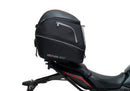 Ventura EVO-12 Bike-Pack Kit for Honda CBR 650R (24 ->) includes a black EVO-12 pack bag, Adjustable Pack-Rack for bike mounting, and a labeled image of the L-Bracket with included screws and metal parts.