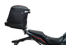 Ventura EVO-12 Bike-Pack Kit for Honda CBR 650R (24 ->) includes a black EVO-12 pack bag, Adjustable Pack-Rack for bike mounting, and a labeled image of the L-Bracket with included screws and metal parts.
