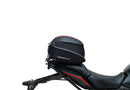 Ventura EVO-12 Bike-Pack Kit for Honda CBR 650R (24 ->) includes a black EVO-12 pack bag, Adjustable Pack-Rack for bike mounting, and a labeled image of the L-Bracket with included screws and metal parts.
