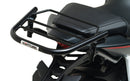 Ventura EVO-12 Bike-Pack Kit for Honda CBR 650R (24 ->) includes a black EVO-12 pack bag, Adjustable Pack-Rack for bike mounting, and a labeled image of the L-Bracket with included screws and metal parts.