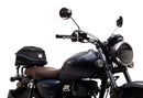 Ventura EVO-12 Bike-Pack Kit for Honda GB 350R (24 ->) includes a black EVO-12 pack, metal Adjustable Pack-Rack mounted on the motorcycle, and L-Brackets with screws, shown as a generic image.