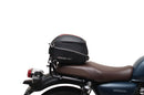 Ventura EVO-12 Bike-Pack Kit for Honda GB 350R (24 ->) includes a black EVO-12 pack, metal Adjustable Pack-Rack mounted on the motorcycle, and L-Brackets with screws, shown as a generic image.
