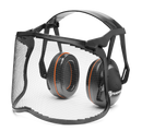 Garden Earmuffs with Mesh Visor