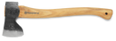 A Husqvarna Carpenter Axe with a light wooden handle and silver steel head is shown horizontally, blade facing left, with the brand name Husqvarna printed on the handle.