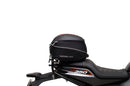 Ventura Harley Davidson X 350 (24 ->) EVO-12 Bike-Pack Kit includes the Evo-Rack, an EVO-12 pack, and a black L-bracket with screws—ideal for your Adjustable Pack-Rack or Top-Box Rack. All items are clearly labeled in the images.