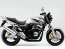The image features a Ventura EVO-12 Bike-Pack Kit, including a sleek black pack with an orange stripe, an adjustable EVO-Rack, and L-Bracket with screws and bolts. Perfect for those needing versatile bike storage for Honda CB 400 Super Four NC42 (99-13).