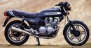 Image showcasing the Ventura EVO-12 Bike-Pack Kit for Honda CB 900 FA, FB, F2C, FD. It features an EV0-12 pack and sleek black Adjustable Pack-Rack that complement each other perfectly, along with an L-Bracket displayed alongside essential screws.