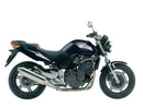 The image displays Ventura's Honda CBF 600 N, S, (04-10) EVO-12 Bike-Pack Kit, featuring the Sport-Rack and EVO-Rack on a bike. The kit includes an Adjustable Pack-Rack and an L-Bracket with screws. Components are labeled, and the L-Bracket is marked as a "Generic Image.
