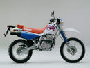 The Ventura Honda XR 600 RP, RR, RS (93 >) Bike-Pack Kit boasts a sleek black pack with orange trim, an "EVO-RACK" metal bike rack, and an "L-BRACKET" set of adjustable brackets. Ideal for cyclists seeking the ultimate Adjustable Pack-Rack solution.