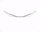 The Ventura Cruiser Bars - 1 & 1/4" feature a chrome V-shaped handlebar with two mounting points at the base and a sleek, shiny finish set against a plain white background.