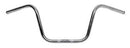 The Ventura Cruiser Bars - 1 & 1/4" feature a chrome V-shaped handlebar with two mounting points at the base and a sleek, shiny finish set against a plain white background.