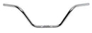 The Ventura Cruiser Bars - 1 & 1/4" feature a chrome V-shaped handlebar with two mounting points at the base and a sleek, shiny finish set against a plain white background.