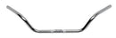 The Ventura Cruiser Bars - 1 & 1/4" feature a chrome V-shaped handlebar with two mounting points at the base and a sleek, shiny finish set against a plain white background.