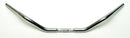 The Ventura Cruiser Bars - 1 & 1/4" feature a chrome V-shaped handlebar with two mounting points at the base and a sleek, shiny finish set against a plain white background.