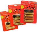 The Gryyp Emergency Puncture Repair Kit is a red and black set featuring a saddle bag with wrenches, tire levers, and CO2 cartridges. The packaging displays illustrations and details of the items.