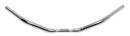 The Ventura Cruiser Bars - 1 & 1/4" feature a chrome V-shaped handlebar with two mounting points at the base and a sleek, shiny finish set against a plain white background.