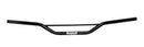 The Ventura Off Road Bars - 7/8" are silver and feature a black grip on each end, with a supporting center bar. The slightly raised, curved design provides ergonomic handling and includes a small manufacturer's label for identification.