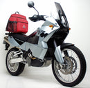 Image of the Ventura EVO-12 Bike-Pack Kit, showcasing an EVO-12 Pack with orange accents, adjustable Evo-Rack for mounting, and versatile L-Bracket with screws. Ideal for KTM 990 Adventure (06-13), this generic image captures all components in a seamless package.