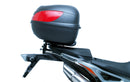 The Ventura Bike-Pack Kit for KTM 790 Duke (18 ->) includes a sleek "EVO-12 PACK" zippered pannier support, a sturdy black "EVO-RACK," and L-Brackets with screws, all in one convenient package.