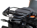 The image showcases a Ventura EVO-12 Bike-Pack Kit for the KTM 390 Adventure (2020 - >), including a black "EVO-12 PACK," an adaptable "Evo-Rack" metal rack, and an "L-BRACKET" with screws, blending practicality and style for any biking adventure.