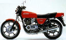 The image showcases a Ventura EVO-12 Bike-Pack Kit for the Kawasaki Z 500 Four B1, B2, featuring an "EVO-12 Pack" bag, an "Adjustable Pack-Rack," and "L-BRACKET" metal brackets.