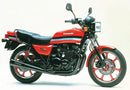 Check out the Ventura Kawasaki GPZ 750 Bike-Pack Kit: it features a black and orange EVO-12 pack, an Evo-Rack securely mounted on a bike tail, and an L-bracket with screws, perfect for enhancing your cycling adventures.