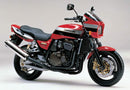 The image showcases the Ventura Kawasaki ZRX 1200 S (01-04) Bike-Pack Kit, featuring a sleek black pack with vibrant orange accents. The kit includes the versatile EVO-Rack and a sturdy L-Bracket with screws, essential for enhancing your motorcycle experience.