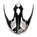 LS2 MX701 Alter Helmet Peak - Matte Black White