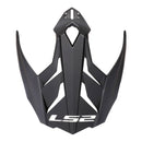 LS2 MX701 Helmet Peak - Matte Black