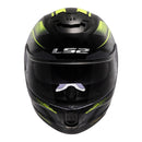LS2 FF808 Stream II Fury - Black / Hi-Vis Yellow 06
