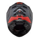 LS2 FF811 Vector II Splitter Helmets - Matte Titanium / Red