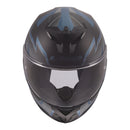 LS2 FF820 Rapid III Xtrem Helmet - Black / Blue Petrol