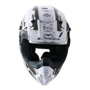LS2 MX706 COZ Hyde Helmet - Black / White