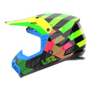 LS2 MX706J COZ Junior Helmet - Chromatic Black / Hi-Vis Pink 06