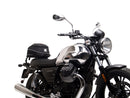 The EVO-12 Bike-Pack Kit includes the versatile EVO-Rack and a black EVO-12 Pack with a zippered compartment. It also comes with an L-Bracket and screws for easy installation on your Ventura Moto Guzzi 750 V7 III Milano's Sport-Rack system, ensuring secure storage for your adventures.