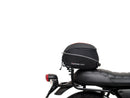 The EVO-12 Bike-Pack Kit includes the versatile EVO-Rack and a black EVO-12 Pack with a zippered compartment. It also comes with an L-Bracket and screws for easy installation on your Ventura Moto Guzzi 750 V7 III Milano's Sport-Rack system, ensuring secure storage for your adventures.