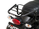The EVO-12 Bike-Pack Kit includes the versatile EVO-Rack and a black EVO-12 Pack with a zippered compartment. It also comes with an L-Bracket and screws for easy installation on your Ventura Moto Guzzi 750 V7 III Milano's Sport-Rack system, ensuring secure storage for your adventures.
