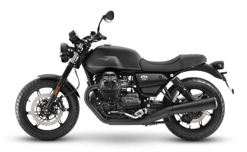 The image showcases the Moto Guzzi V7 Special (21 ->) Bike-Pack Kit by Ventura, featuring an EVO-12 pack and adaptable EVO-RACK, along with a generic image of an L-bracket with screws.