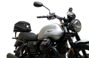 The image showcases the Moto Guzzi V7 Special (21 ->) Bike-Pack Kit by Ventura, featuring an EVO-12 pack and adaptable EVO-RACK, along with a generic image of an L-bracket with screws.